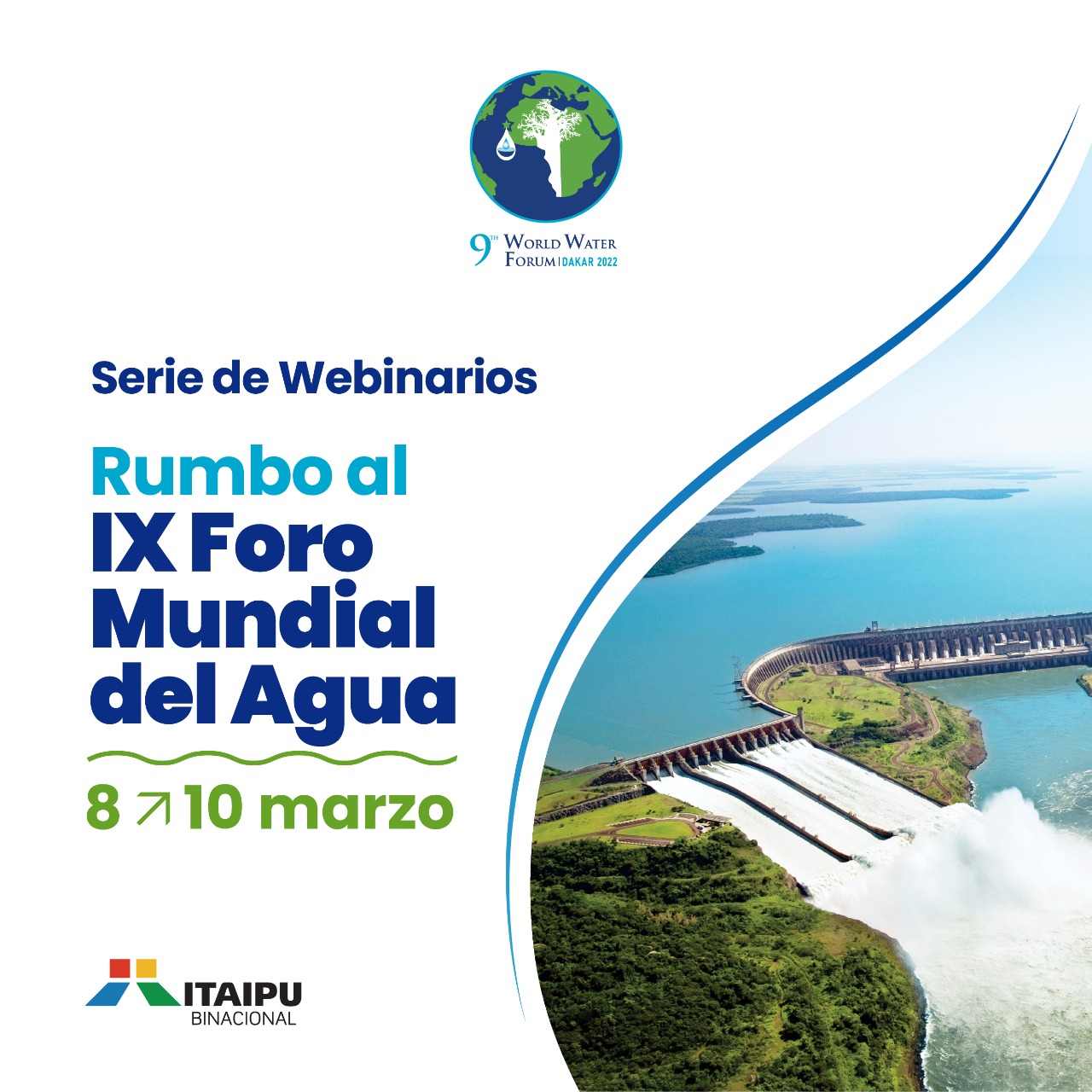 Mañana inician webinarios previos al Foro Mundial del Agua, organizados